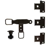 Accessoire pour espagnolette plate - en acier phorétique noir TORBEL