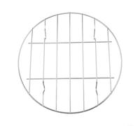 Accessoire pour friteuse à air comprimé en acier inoxydable à une seule couche pour cuire à la vapeur du poisson, du poulet et divers aliments, parfait pour un usage domestique et les pique-niques en