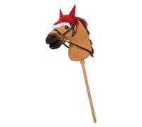 Accessoire pour Hobby Horse bonnet QHP Noël Rouge TU