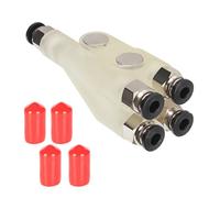 Accessoire pour imprimante 4 en 1 - Connecteur d'alimentation en filament transparent pour imprimante X1C - Module d'extension multicouleur