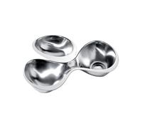 ALESSI RA03 BABYBOOP PLAT A HORS-D'OEUVRE EN ACIER INOXYDABLE 18/10 SATINE A BORD BRILLANT