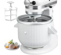Accessoire pour machine à crème glacée KitchenAid, bol pour machine à glace et sorbet de yaourt glacé, convient pour les batteurs sur socle de 4,5 l et plus grand, ne convient pas aux mini mixeurs