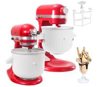 Accessoire pour machine à crème glacée Kitchenaid pour batteur sur socle Kitchenaid, compatible avec les mélangeurs de 4,5 l et plus grand, yaourt glacé de 2 litres - Machine à crème glacée et sorbet