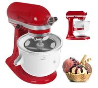 Accessoire pour machine à crème glacée - PZCC - Compatible avec mélangeurs KitchenAid - Capacité 2 litres