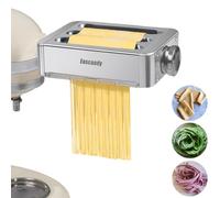 Accessoire pour machine à pâtes en métal pour KitchenAid, accessoire 3 en 1 pour robot pâtissier KitchenAid, épaisseur réglable sur 8 niveaux