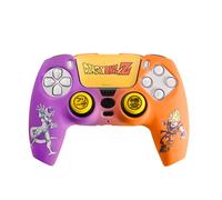 FR-TEC FRTEC - Combo Pack Dragon Ball Z, Coque Rigide + Grips + Sticker pour PS5 DualSense, Goku et Freezer - Neuf