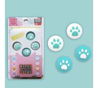 Accessoire pour manette Joy-Con avec protection en silicone souple, revêtements de joystick en forme de griffe de chat pour une meilleure prise en