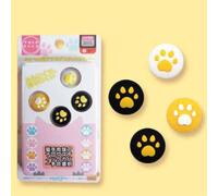 Accessoire pour manette Joy-Con avec protection en silicone souple, revêtements de joystick en forme de griffe de chat pour une meilleure prise en