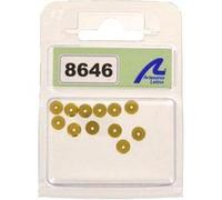 Accessoire pour maquette de bateau en bois : 12 roues de canon 6.5 mm artesania G