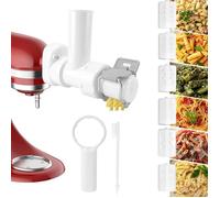 Accessoire pour Pâtes 6 en 1 pour Mixeur sur Socle KitchenAid, Ensemble D'Accessoires pour Presse à Pâtes avec 6 Formes de Pâtes