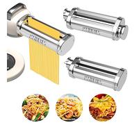 Accessoire pour pâtes pour robots culinaires Kenwood KVC/KVL, accessoire pour rouleau à pâtes 3 en 1, accessoire pour pâtes en acier inoxydable pour Kenwood