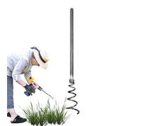 Accessoire Pour Perceuse-sherbeuse, Perceuse-sherbeuse - Outil De Désherbage Alimenté Par Perceuse | Le Désherbeur En Métal Élimine Facilement Les Mauvaises Herbes, Économise Des Efforts Grâce À Une T