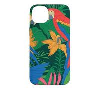 Accessoire pour Perroquet Tropical Motif Jungle Coque pour iPhone 14 Plus