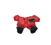 Accessoire pour poupée : 17 cm portant une veste en cuir rouge unique Gfm961 (B, 17 cm)