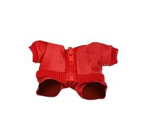 Accessoire pour poupée : 17 cm Poupée portant une veste en cuir rouge unique Gfm961 (C, 17 cm)