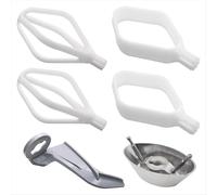 Accessoire pour robot pâtissier Bosch Universal et Universal Plus : palettes à biscuits, palettes à gâteaux et racleur de bol.