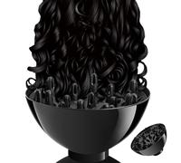 Accessoire pour Sèche-Cheveux - Diffuseur léger universel - Accessoire de peigne pour sèche-cheveux - Voyage, boucles, cheveux frisés crépus lisses épais