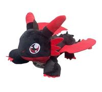 Accessoire pour Voiture Dragon, Peluche Dragon Volant avec Ventouse, Peluche Souple Toothless avec Ailes Mobiles pour décoration de Voiture