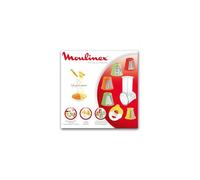 Accessoire râper et émincer - MOULINEX - FP662G25/700 - Ensemble 6 cônes + poussoir - Compatible Fresh Express - Blanc