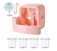 Accessoire réfrigérant pour ventilateur de table - Dispositif suspendu avec glace et verre | Refroidisseur suspendu pour ventilateur - Pour tente de camping extérieur, patio, jardin, chambre, bureau