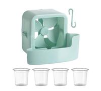 Accessoire réfrigérant ventilateur suspendu économie d'énergie | Accessoire de refroidissement avec glace pour ventilateurs sur pied et bureau, pour tente de camping extérieur, patio, jardin Do Do