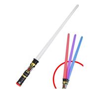Accessoire - Sabre laser lumineux rétractable 3 en 1 de 80 cm