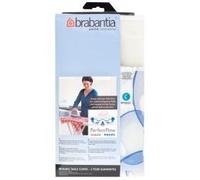 Brabantia Housse pour table à repasser PerfectFlow Tout-en-un 3 couches 100% coton Bubbles 124×45 cm