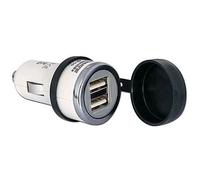 Accessoire TECMATE - Chargeur USB à double sortie 3300 mA, avec fiche AUTO