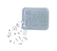 Accessoire tendance polyvalent en silicone robuste pour loisirs créatifs en forme de pixels, facile à démouler