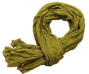 Accessoire Top Tendance Chèche Écharpe Foulard Femme Homme Très Doux et Long 170x 60 cm Plusieurs Couleurs Disponibles (170/60cm, Vert Olive)