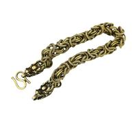 Accessoire unique en forme de tête de dragon en bronze solide pour une touche d'élégance et d'individualité Accessoire de mode unisexe