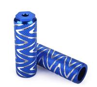 Accessoire vélo,Pédale de vélo en aluminium antidérapant,2 pièces,axe avant et arrière,repose-pieds,levier de - Type Blue 6mm