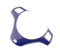 Accessoire Voiture Interieur Pour BMW Série 1 3 E90 E92 E93 2005-2012 E82 E87 2004-2011 X1 E84 2009-2016 Autocollant garniture cadre volant voiture. Intérieure Voiture(Carbon Blue)