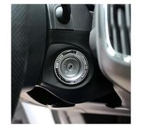 Accessoire Voiture Interieur Pour Ford Pour Focus 2 3 4 MK2 MK3 MK4 Pour Kuga Pour Escape Pour Everest Pour Mondeo Car Key Switch Ring Trim Sticker Intérieure Voiture(Argent)