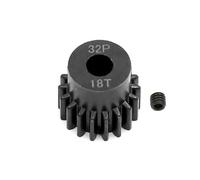 Accessoire Voiture RC pour 1/10 Pièces Rechange Décoratives Voitures RC Pignon Moteur Acier Module 0,8 32 P Diamètre Intérieur 5 Mm 13-21 Dents(18T)