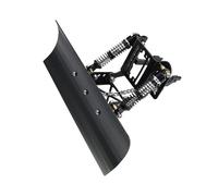 Accessoire Voiture RC pour 1/18 Pelle Plage À Neige Réglable en Métal Chenille Rc Modification Charrue Pièces Réparation Améliorées Modèles Jouets Rechange(Black)