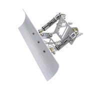 Accessoire Voiture RC pour 1/18 Pelle Plage À Neige Réglable en Métal Chenille Rc Modification Charrue Pièces Réparation Améliorées Modèles Jouets Rechange(Silver)