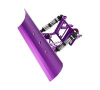 Accessoire Voiture RC pour 1/18 Pelle Plage À Neige Réglable en Métal Chenille Rc Modification Charrue Pièces Réparation Améliorées Modèles Jouets Rechange(Purple)