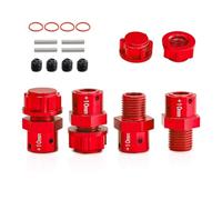 Accessoire Voiture RC pour Arrma 6S pour KRATON pour Typhon pour Outcast pour Infraction pour Limitless pour Mojave pour Felony 1/8 1/7 Adaptateur Moyeu Hexagonal Roue(Red,10mm)