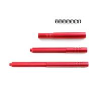 Accessoire Voiture RC pour Arrma pour Senton pour Granite pour Rock pour Outcast pour Vorteks pour Typhon Échelles 1/8 1/10 Pièces Mise Niveau Arbre Transmission Coulisseau Central(Red)