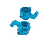 Accessoire Voiture RC pour Himoto E18 1/18 Pièces Rechange Voiture RC pour Porte-fusées Direction Aluminium Fusées Gauche/Droite Pièces Décoratives Modèles pour Compatibles(Blue)