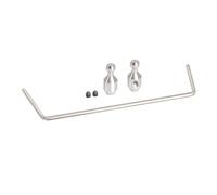 Accessoire Voiture RC pour Hotshot II 2024 pour Buggy pour Tamiya Électrique 1/10 Barre D'équilibre en Métal Accessoires Mise À Niveau Pièces Réparation Modèles Jouets Rechange(Silver)