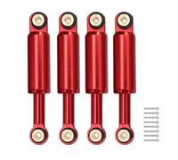 Accessoire Voiture RC pour Losi Micro-b 1/24 RC Voiture 2WD pour Buggy Pièces Mise À Niveau Entièrement Aluminium 32MM Amortisseur D'huile avec Joints Caoutchouc Vis(Red)
