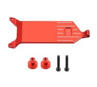 Accessoire Voiture RC pour Losi Micro-B pour Buggy 2WD 1/24 Châssis en Alliage D'aluminium Plaque De Réception Pièces De Rechange Décoratives pour Voiture RC(Red)