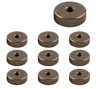 Accessoire Voiture RC pour M3 Écrou À Pouce Moleté Nivellement Réglage Métrique Écrous Plats Ronds Din467 Lot Modification Mise Niveau Pièces Réparation Modèles Jouets Rechange(Brown)