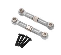 Accessoire Voiture RC pour MJX pour Hyper GO 14211 Métal Avant Arrière pour Bras Oscillant Camion Court Hors Route RC Voiture Mise À Niveau Accessoires Modification(Silver,Rod)