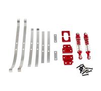 Accessoire Voiture RC pour MN pour MN78 pour MN82 1/12 Pièces De Fixation D'essieu Arrière Amortisseur Arrière en Métal Renfort De Ressort Voiture RC(Red)