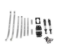 Accessoire Voiture RC pour MN pour MN78 pour MN82 1/12 Pièces De Fixation D'essieu Arrière Amortisseur Arrière en Métal Renfort De Ressort Voiture RC(Black)