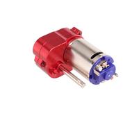 Accessoire Voiture RC pour MN pour MN78 pour MN82 pour MN168 Modèles 99SV2 Et LC79 Échelle 1/12 Ensemble Moteur 370 À Pignons Métalliques CNC Pièces Détachées pour Modèles RC(Red)