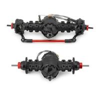 Accessoire Voiture RC pour Tamiya 1/14 CNC en Alliage Métallique Avant/arrière Axe Différentiel Moyen Engrenage Intégré RC Remorque Tracteur Camion Pièces Mise À Niveau(1set)